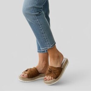 Wonderly Suede and Woven Sandals | 7